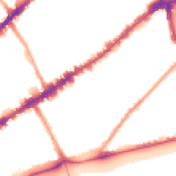 Night-time road noise heatmap for SW3 4BN