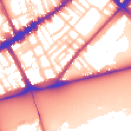 Daytime road noise heatmap for SW3 4HH