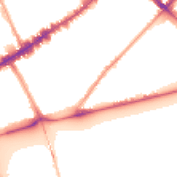 Night-time road noise heatmap for SW3 4HH