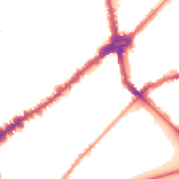 Night-time road noise heatmap for SW3 4RD