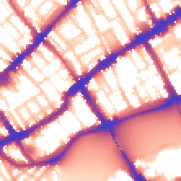 Daytime road noise heatmap for SW3 5AB