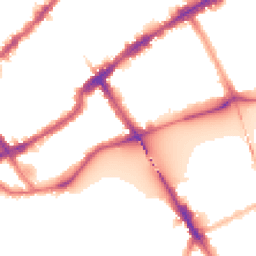 Night-time road noise heatmap for SW3 5AQ
