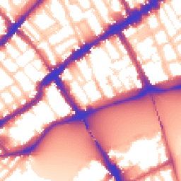Daytime road noise heatmap for SW3 5AR