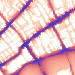 Daytime road noise heatmap for SW3 5BP