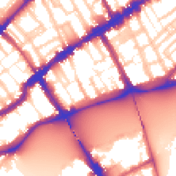 Daytime road noise heatmap for SW3 5DE