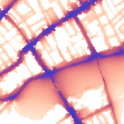 Daytime road noise heatmap for SW3 5DJ