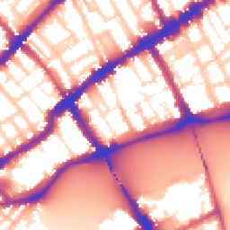 Daytime road noise heatmap for SW3 5DW