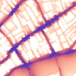 Daytime road noise heatmap for SW3 5JS