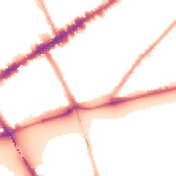 Night-time road noise heatmap for SW3 5QU