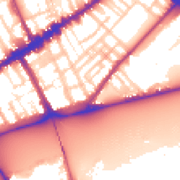 Daytime road noise heatmap for SW3 5TP