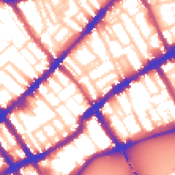 Daytime road noise heatmap for SW3 6AA