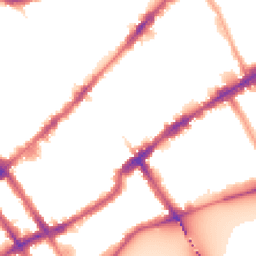 Night-time road noise heatmap for SW3 6AA