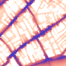 Daytime road noise heatmap for SW3 6AS