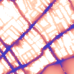 Daytime road noise heatmap for SW3 6BB