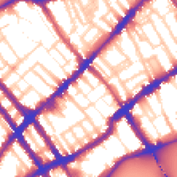 Daytime road noise heatmap for SW3 6BD