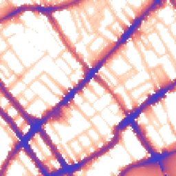 Daytime road noise heatmap for SW3 6BE