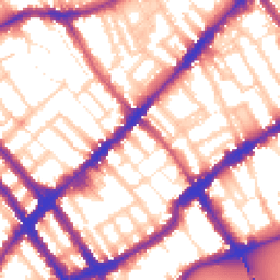 Daytime road noise heatmap for SW3 6BJ