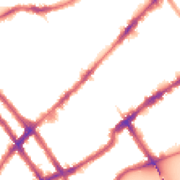 Night-time road noise heatmap for SW3 6BJ