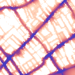 Daytime road noise heatmap for SW3 6BU