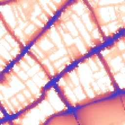 Daytime road noise heatmap for SW3 6DU