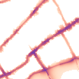 Night-time road noise heatmap for SW3 6DU