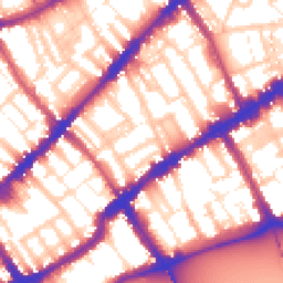 Daytime road noise heatmap for SW3 6DZ