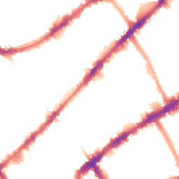 Night-time road noise heatmap for SW3 6ED