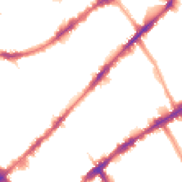 Night-time road noise heatmap for SW3 6HY