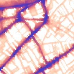 Daytime road noise heatmap for SW3 6QJ