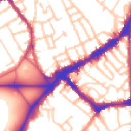 Daytime road noise heatmap for SW4 0AD