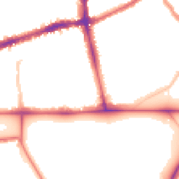 Night-time road noise heatmap for SW4 0AE