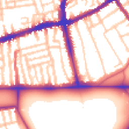 Daytime road noise heatmap for SW4 0AG