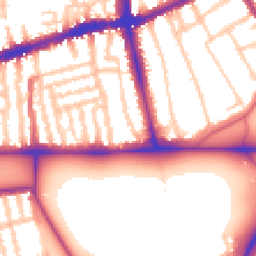 Daytime road noise heatmap for SW4 0AL