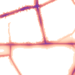 Night-time road noise heatmap for SW4 0AL