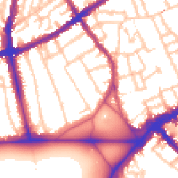 Daytime road noise heatmap for SW4 0AP