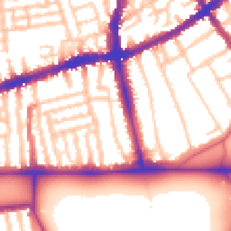 Daytime road noise heatmap for SW4 0AQ