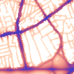 Daytime road noise heatmap for SW4 0AR