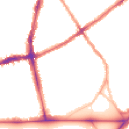 Night-time road noise heatmap for SW4 0AR