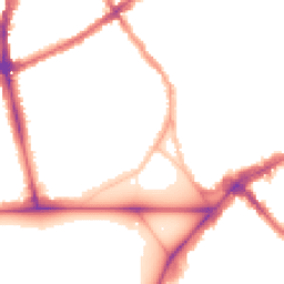 Night-time road noise heatmap for SW4 0AS