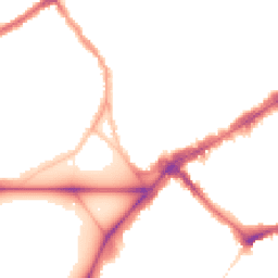 Night-time road noise heatmap for SW4 0AX