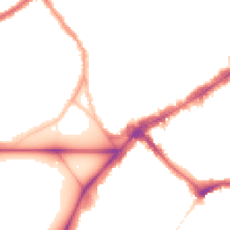 Night-time road noise heatmap for SW4 0BN