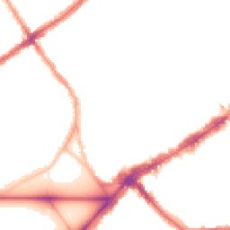 Night-time road noise heatmap for SW4 0DA