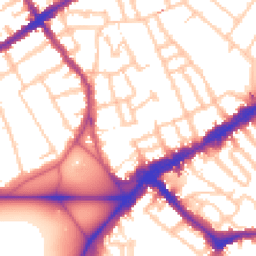Daytime road noise heatmap for SW4 0DB