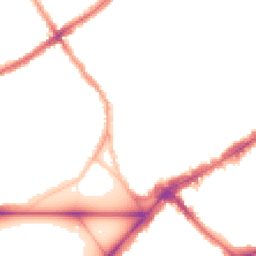 Night-time road noise heatmap for SW4 0DD