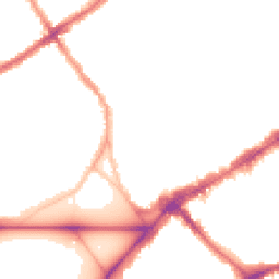Night-time road noise heatmap for SW4 0DE