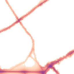 Night-time road noise heatmap for SW4 0DP