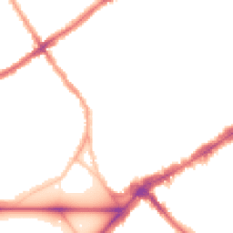 Night-time road noise heatmap for SW4 0DQ