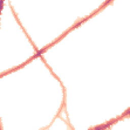 Night-time road noise heatmap for SW4 0EB