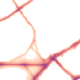 Night-time road noise heatmap for SW4 0EG