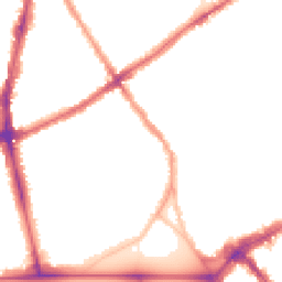 Night-time road noise heatmap for SW4 0HL
